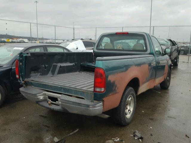 1FTZF1721WNB62055 - 1998 FORD F150 GREEN photo 4