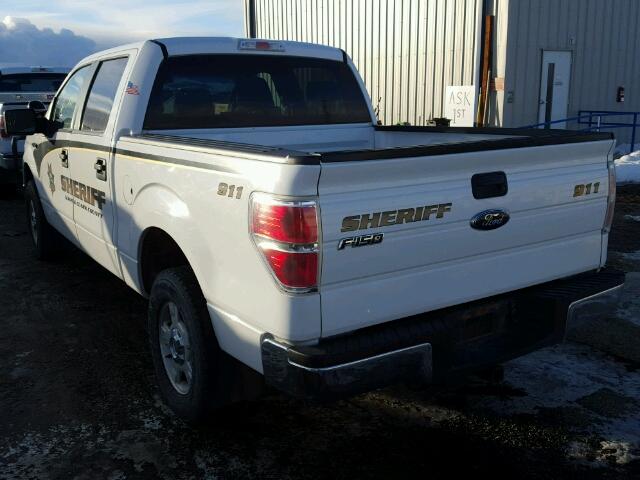 1FTPW14V29FA61014 - 2009 FORD F150 SUPER WHITE photo 3