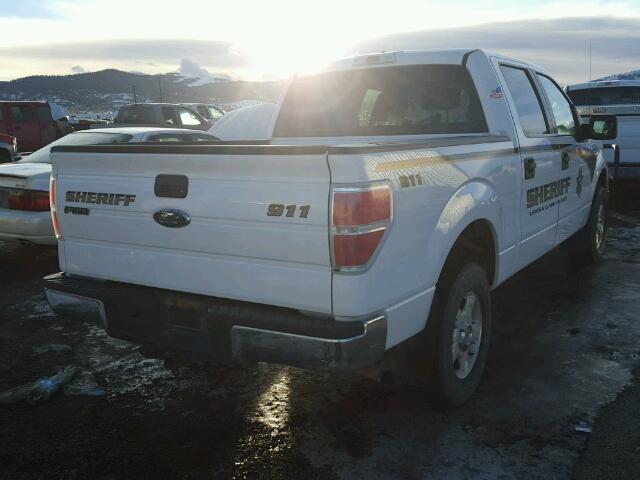 1FTPW14V29FA61014 - 2009 FORD F150 SUPER WHITE photo 4