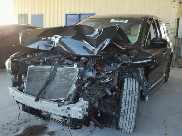 5N1AL0MN7DC315945 - 2013 INFINITI JX35 BASE BLACK photo 2