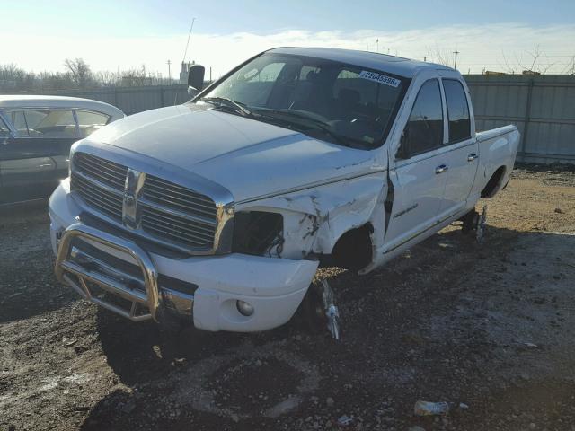 1D7HU18256S638072 - 2006 DODGE RAM 1500 S WHITE photo 2