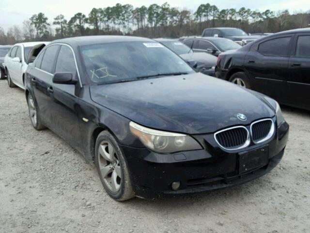 WBANE535X6CK80400 - 2006 BMW 525 I BLACK photo 1