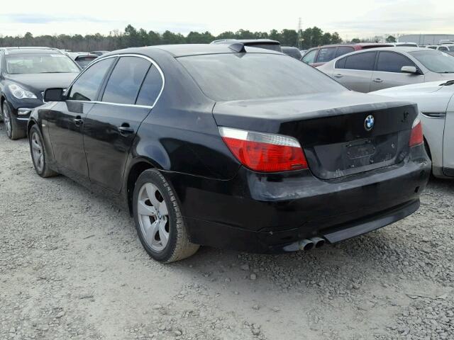 WBANE535X6CK80400 - 2006 BMW 525 I BLACK photo 3