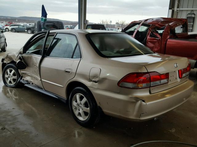 1HGCG56571A051243 - 2001 HONDA ACCORD LX BEIGE photo 3