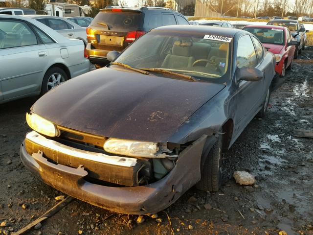 1G3NL12E5YC377803 - 2000 OLDSMOBILE ALERO GL BLACK photo 2