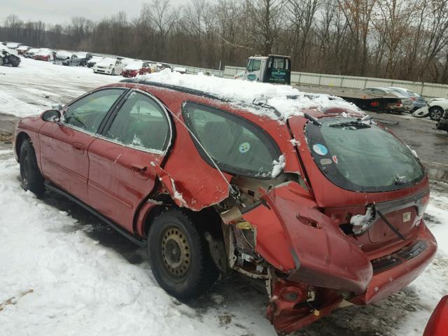 1FAFP57U0WG229313 - 1998 FORD TAURUS SE RED photo 3