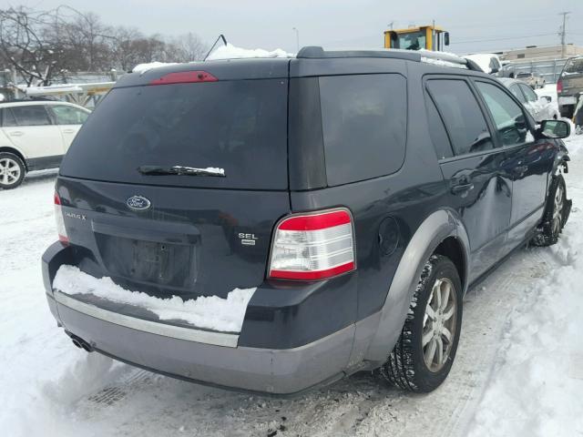 1FMDK05W48GA18489 - 2008 FORD TAURUS X S GRAY photo 4