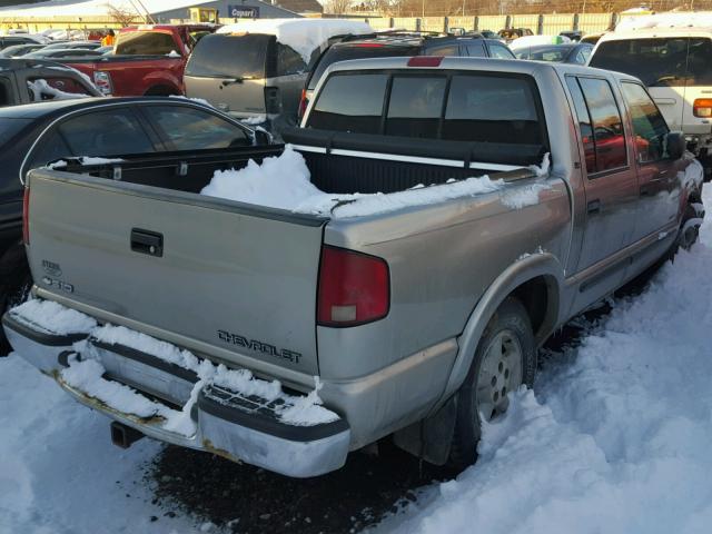 1GCDT13W22K149550 - 2002 CHEVROLET S TRUCK S1 BEIGE photo 4