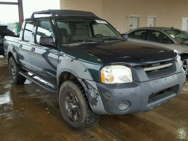 1N6ED27Y21C373443 - 2001 NISSAN FRONTIER C GREEN photo 1