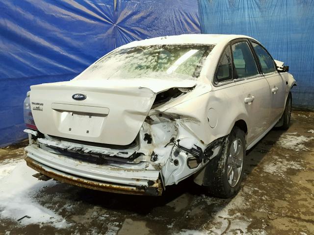 1FAHP23W49G113647 - 2009 FORD TAURUS SE WHITE photo 4