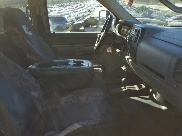 1GCHK43679F147057 - 2009 CHEVROLET SILVERADO BLACK photo 5