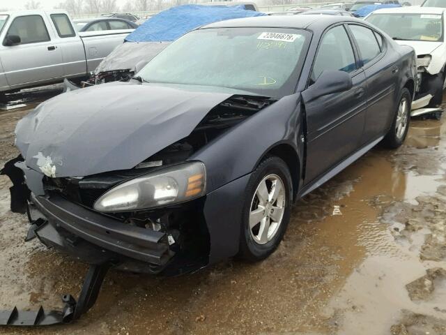 2G2WP552881107332 - 2008 PONTIAC GRAND PRIX BLACK photo 2