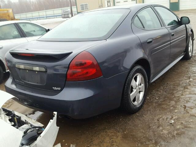 2G2WP552881107332 - 2008 PONTIAC GRAND PRIX BLACK photo 4