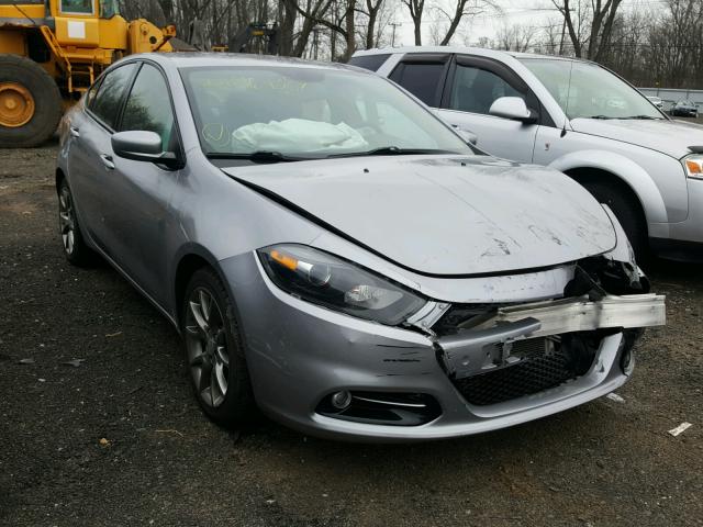 1C3CDFBB6ED695608 - 2014 DODGE DART SXT SILVER photo 1