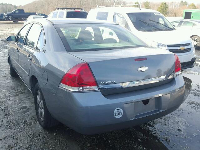 2G1WT55N789280366 - 2008 CHEVROLET IMPALA LT GRAY photo 3