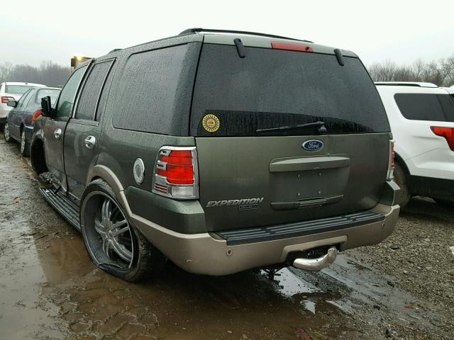 1FMRU17W83LB52392 - 2003 FORD EXPEDITION GREEN photo 3