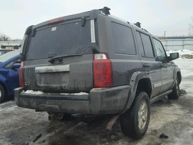 1J8HG58N46C299200 - 2006 JEEP COMMANDER CHARCOAL photo 4