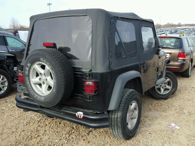 1J4FA39S42P708513 - 2002 JEEP WRANGLER / BLACK photo 4