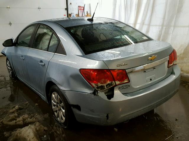 1G1PC5SH0B7157925 - 2011 CHEVROLET CRUZE LS BLUE photo 3