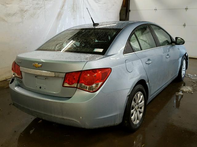 1G1PC5SH0B7157925 - 2011 CHEVROLET CRUZE LS BLUE photo 4