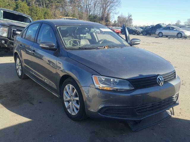 3VWBX7AJ3CM465570 - 2012 VOLKSWAGEN JETTA SE GRAY photo 1