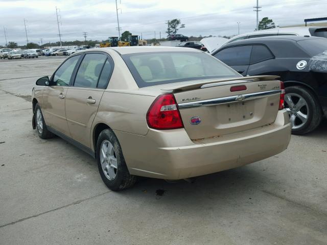 1G1ZT52805F269210 - 2005 CHEVROLET MALIBU LS GOLD photo 3