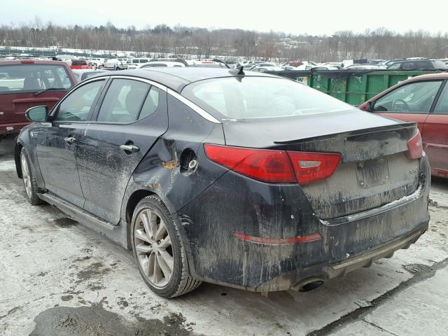 5XXGR4A68EG321658 - 2014 KIA OPTIMA SX BLACK photo 3