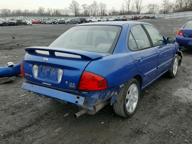 3N1CB51D26L558145 - 2006 NISSAN SENTRA 1.8 BLUE photo 4