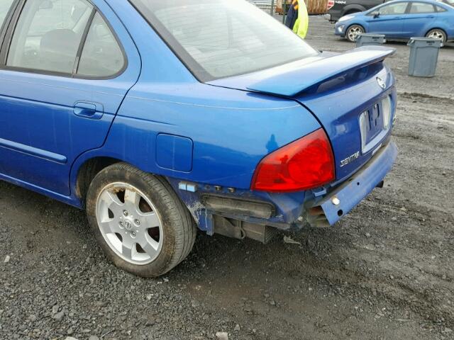 3N1CB51D26L558145 - 2006 NISSAN SENTRA 1.8 BLUE photo 9