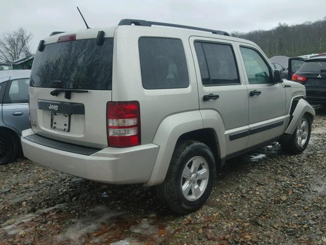 1J8GN28K29W543497 - 2009 JEEP LIBERTY SP SILVER photo 4