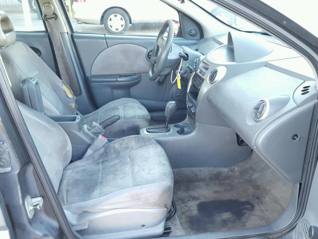 1G8AJ55F16Z142416 - 2006 SATURN ION LEVEL GRAY photo 5