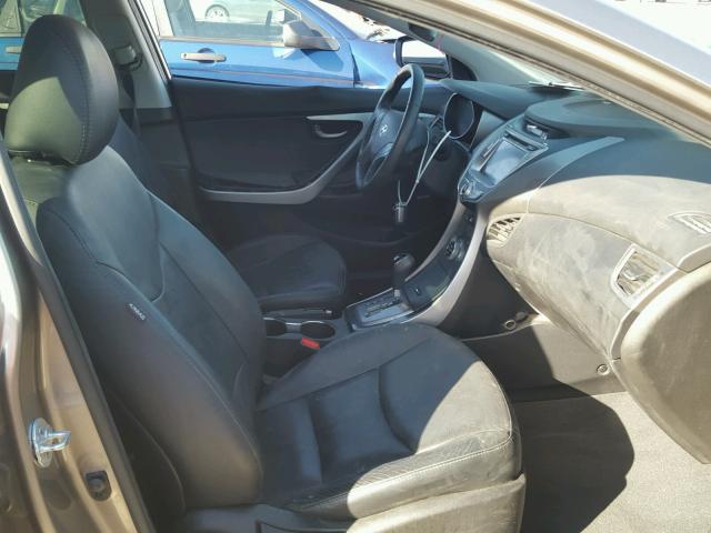 5NPDH4AE3DH232953 - 2013 HYUNDAI ELANTRA GL CHARCOAL photo 5