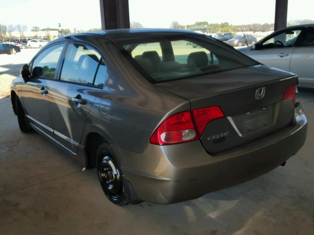 1HGFA16546L142506 - 2006 HONDA CIVIC LX GRAY photo 3