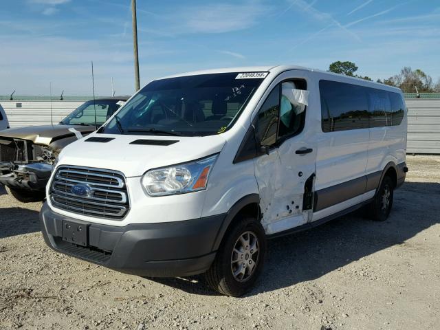 1FBZX2YM5FKA50822 - 2015 FORD TRANSIT T- WHITE photo 2