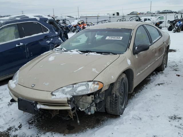 2B3HD56J4XH641843 - 1999 DODGE INTREPID E GOLD photo 2