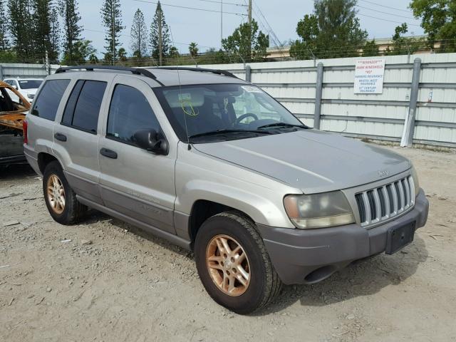 1J4GX48S24C247462 - 2004 JEEP GRAND CHER GOLD photo 1