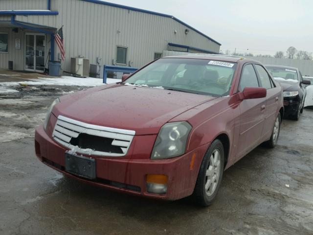 1G6DP577X60141313 - 2006 CADILLAC CTS HI FEA RED photo 2