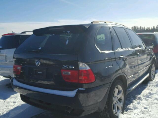 5UXFA13595LY22286 - 2005 BMW X5 3.0I BLACK photo 4