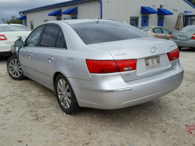 5NPEU46C49H485276 - 2009 HYUNDAI SONATA SE SILVER photo 3