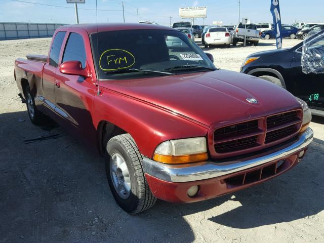 1B7GL23Y5VS235024 - 1997 DODGE DAKOTA RED photo 1