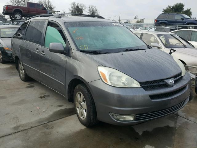 5TDZA22C54S093091 - 2004 TOYOTA SIENNA XLE GRAY photo 1