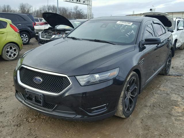 1FAHP2KT2EG152688 - 2014 FORD TAURUS SHO BLACK photo 2