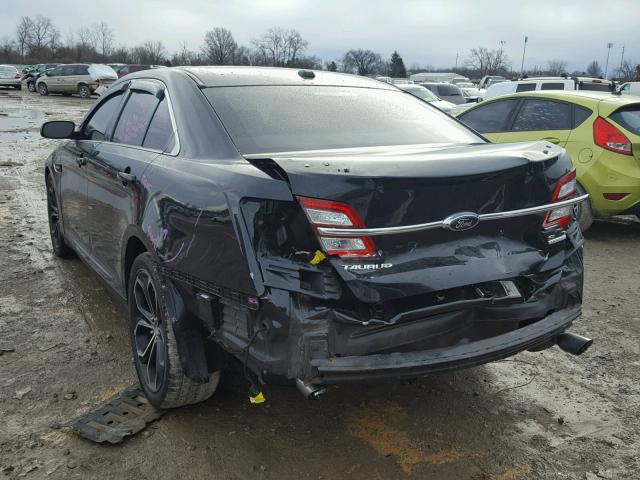 1FAHP2KT2EG152688 - 2014 FORD TAURUS SHO BLACK photo 3