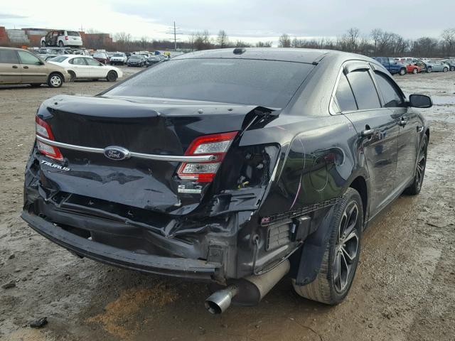 1FAHP2KT2EG152688 - 2014 FORD TAURUS SHO BLACK photo 4