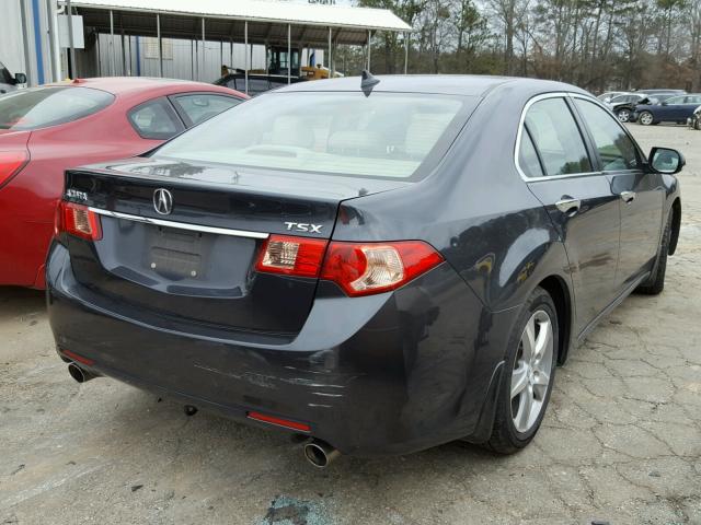 JH4CU2F42CC004818 - 2012 ACURA TSX BLACK photo 4