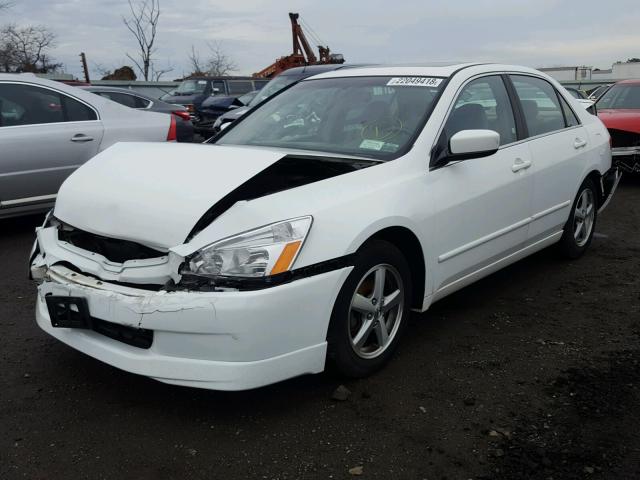 1HGCM56815A189725 - 2005 HONDA ACCORD EX WHITE photo 2