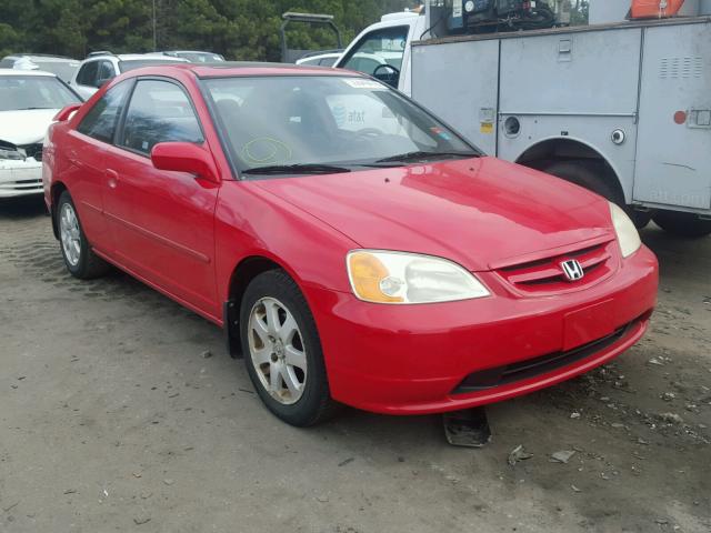 1HGEM21963L083330 - 2003 HONDA CIVIC EX RED photo 1