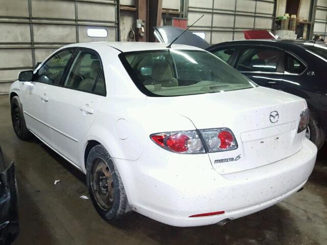 1YVFP80C665M65239 - 2006 MAZDA 6 I WHITE photo 3