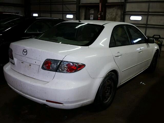 1YVFP80C665M65239 - 2006 MAZDA 6 I WHITE photo 4