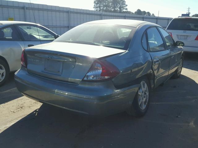 1FAFP53U37A100475 - 2007 FORD TAURUS SE GREEN photo 4